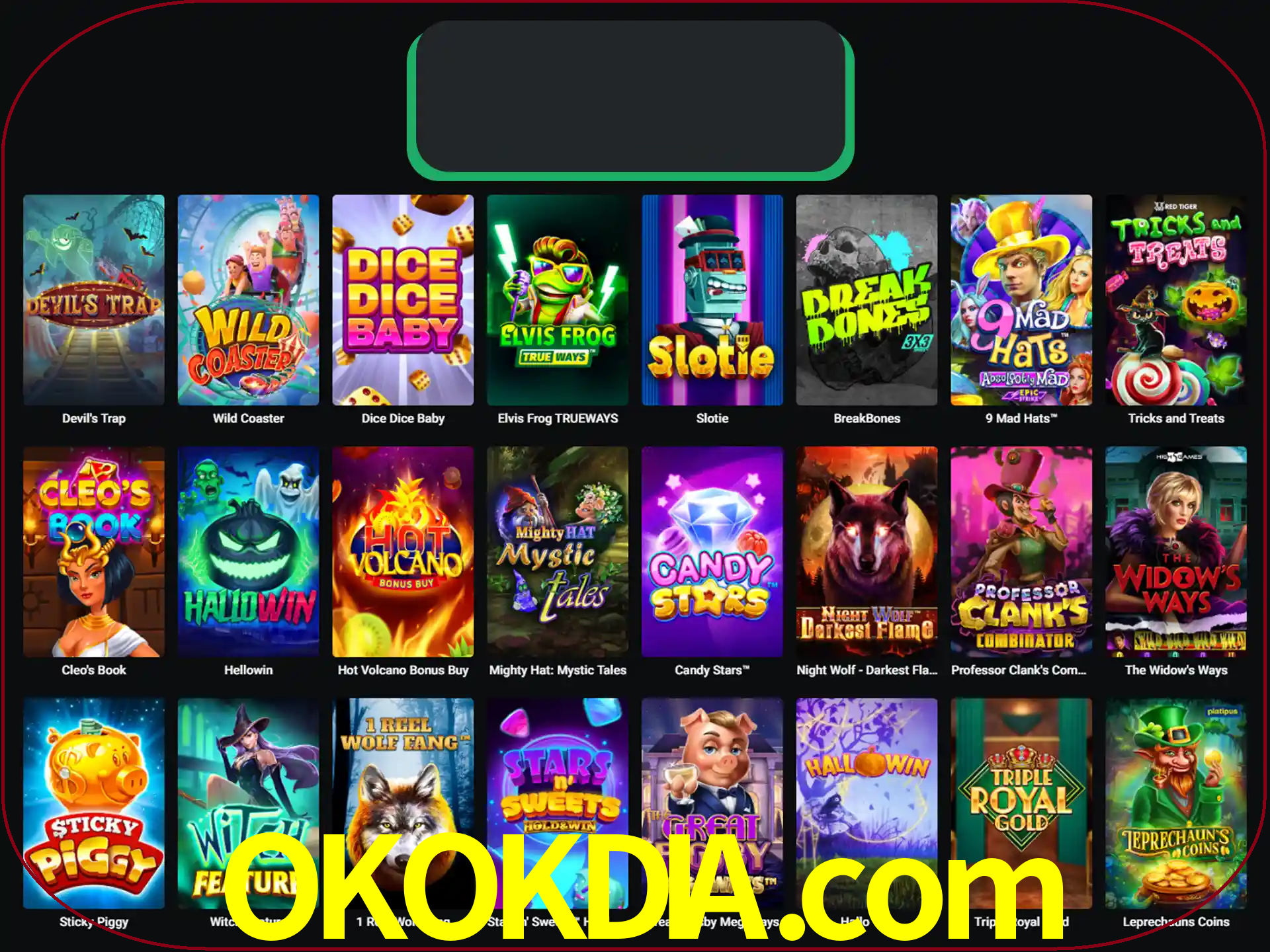 Procure por seus amados jogos de slot.